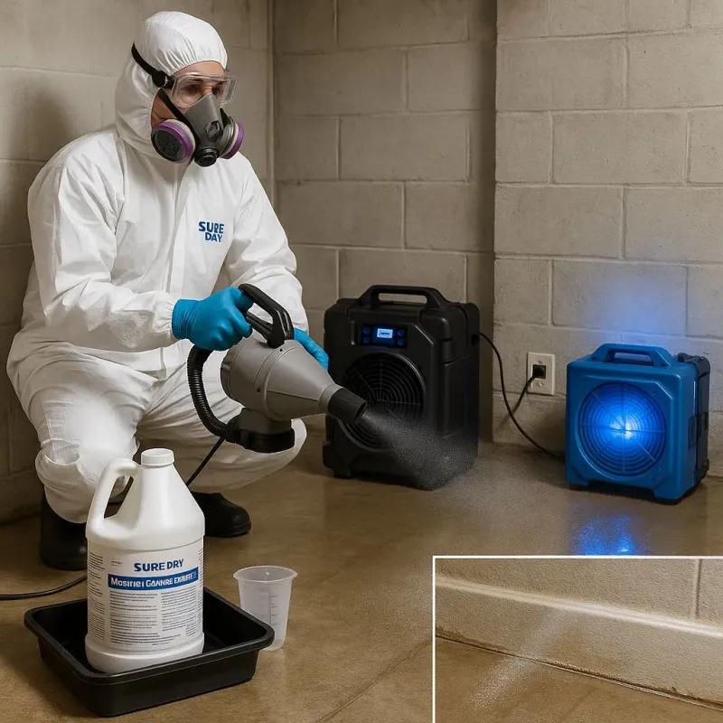 Sanitization and Odor Removal process in Mount Gay-Shamrock, WV